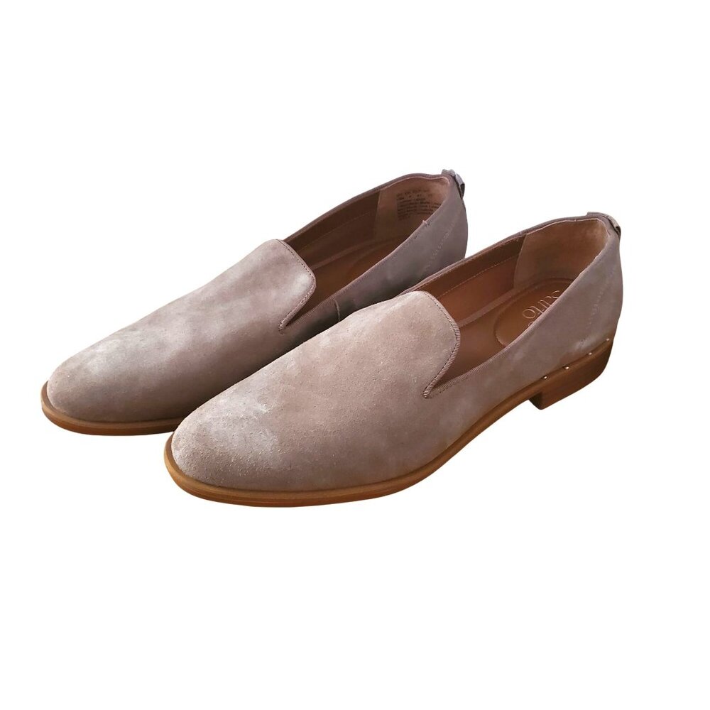 Franco Sarto Womens 10 Jeena Loafer Suede Leather Slip-on Shoes Classic Beige - Picture 10 of 10